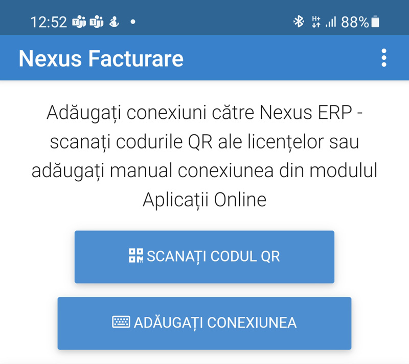 Instalarea aplicaţiei Nexus Facturare Online